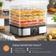 VonShef VonHaus 5 stopenski DEHYDRA sušilnik sadja