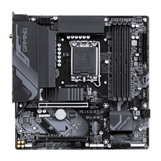 Gigabyte B760M GAMING X AX, DDR5, SATA3, USB3.2Gen2, DP, 2.5GbE, WiFi 6E, LGA1700 mATX