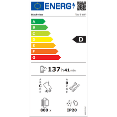 Blackview TAB9 Wi-Fi 11 tablični računalnik 6GB+256GB, priložen ovitek in zaščitno steklo, roza