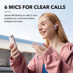 Anker Soundcore Liberty 4 NC brezžične slušalke, svetlo modre