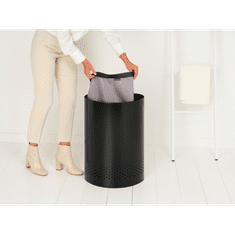 Brabantia Koš za ločevanje perila Selector 55L, črn