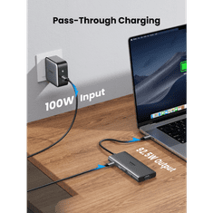 Ugreen 11v1 USB-C priklopna postaja s 100W PD vhodom