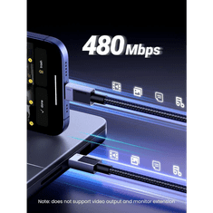 Ugreen USB-C na USB-C polnilni kabel 100W, 3M