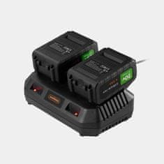 VonHaus 2-v-1 brezžični prezračevalnik in vertikulator za trato, 40 V