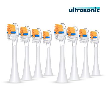 Ultrasonic Ultrasonic nastavki za Philips Sonicare A3 Premium All-in-One, 8 kosov, beli