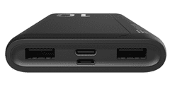 Silicon Power GP15 Power Bank, 10000 mAh, črn