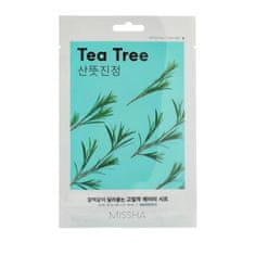 MISSHA Airy Fit Sheet Mask Tea Tree maska za obraz mastna koža 19 g unisex