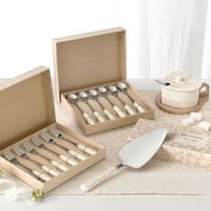 Brandani Set čajnih žličk Campo ai Fiori 15cm / 6 kos / inox, keramika