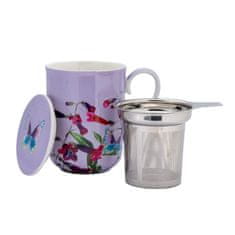 Maxwell & Williams Skodelica s cedilom - tisana Posey 340ml / Perennial Ponstemon / porcelan, inox