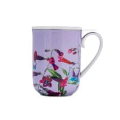 Maxwell & Williams Skodelica s cedilom - tisana Posey 340ml / Perennial Ponstemon / porcelan, inox