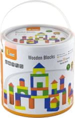 Viga Leseni gradbeni set 50 blokov