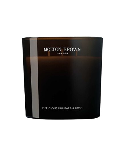 Molton Brown Dišeča sveča z okusno rabarbaro in vrtnico 600 g