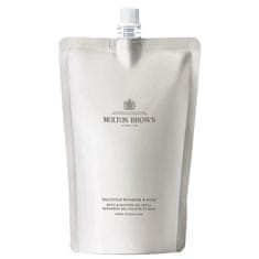 Molton Brown Polnilo za gel za kopel in prhanje z okusno rabarbaro in vrtnico 400 ml