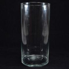 Mhome Vaza 19xh40cm / cilinder / steklo