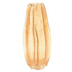 Mhome Vaza 12,5xh29,5cm / zlata / steklo