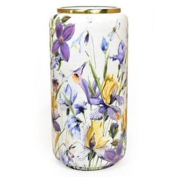 Mhome Vaza Cvetje 20xh41cm / kovina