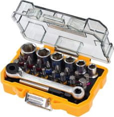 DeWalt 24-DELNI SET VIJAČNIH NASTAVKOV+ MINI RAGLJA Dewalt DT71516