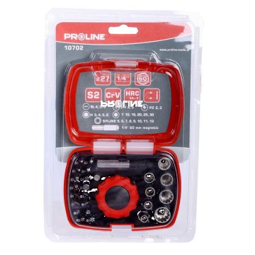 Proline SET VIJAČNIH NASTAVKOV DRŽALO+RAGLJA 27 KOS PROLINE 10702