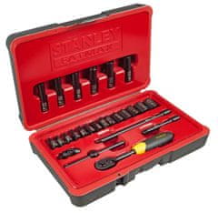 Stanley 25 DELNA GARNITURA KLJUČEV 1/4"FATMAX IN VILIČASTO NATIČNI Stanley FMHT0-73924