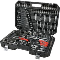 Proline 216-DELNI SET NASTAVKOV, 3 RAGLJE, 1/4”,1/2",3/8"KOMBINIRANI KLJUČI 8-19MM PROLINE 58216