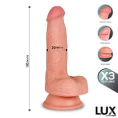 LUX DILDO Lux Hans Triple Density With Balls 18,5 cm