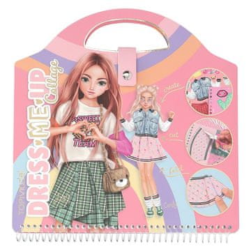 Top Model Kreativní kolážový sešit , Lexy & Candy, Dress Me Up Collage Lexy + Candy