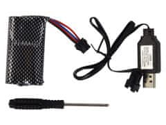 Lean-toys Aku. električna avtomatska vodna puška 56cm USB 750ml