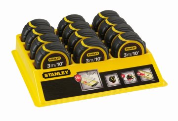Stanley METER TYLON 3M METRIČNI/COLSKINA PLADNJU/12KOS Stanley 1-30-686