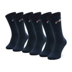 FILA nogavice F9505/6 6 pack, bela, 35/38