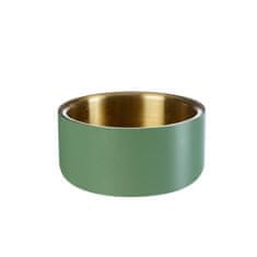 Evviva Skleda Wine 15cm / okrogla / zelena / inox