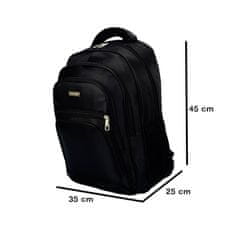 Dollcini Nahrbtnik za prenosnik, 17", 25 L, vodotesen, odporen na praske, šola, potovanje, služba, vintage