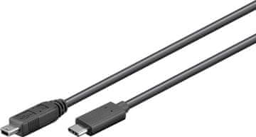 MicroConnect Adapter USB-C do USB 2.0 mini tip B 0,5 m