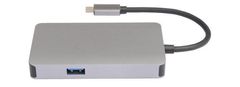 MicroConnect USB-C hub razdelilnik, 6-v-1 USB-C, 2x USB3.0 A, RJ45, HDMI, VGA