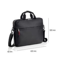Miquelrius Torba za prenosnik črna Bag-to-Work