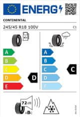 Continental Zimska pnevmatika 245/45R18 100V XL FR SSR=RFT TS850P WinterContact * MOE DOTXX24 03539100000