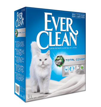 Ever Clean TOTAL COVER pesek za mačke, neodišavljen - 6 L