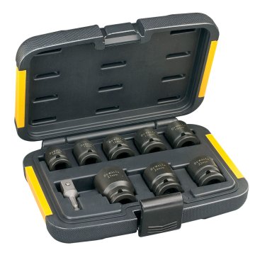 DeWalt SET NAT.KLJ.UDAR.VIJ.10-27MM +ADAP. 1/4"NA1/2"9KOS Dewalt DT7507