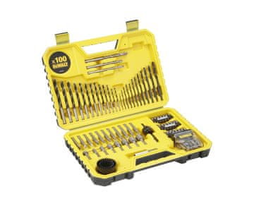 DeWalt 100-DELNI SET VIJAČNIH NASTAVKOV IN SVEDROVV KOVČKU Dewalt DT71563