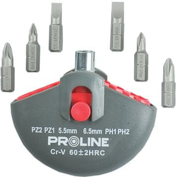 Proline VIJAČNI NASTAVKI SET 7 KOM Z MAGNETNIM DRŽALOM PROLINE 10697
