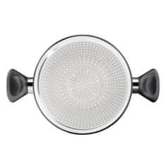 Lagostina Kozica Ri-genera Green 18cm Titanium / dvojni ročaj / indukcija / aluminij, prevleka proti prijemanju