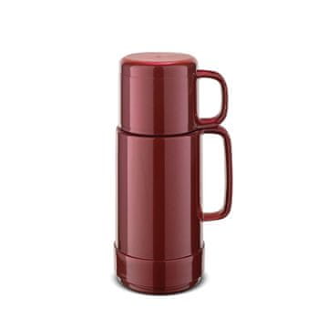 Termo steklenica Shiny 0,25l / bordo / pvc, steklo