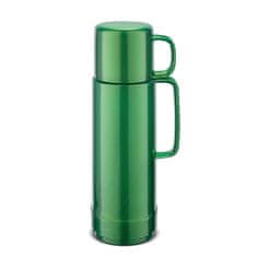 Termo steklenica Shiny 1l / zelena / pvc, steklo