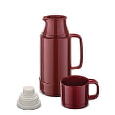 Termo steklenica Shiny 0,25l / bordo / pvc, steklo
