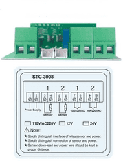 Kemot Termostat LCD žični STC-3008