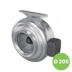 AKVAVENT MARS GDF 200, Radialni cevni ventilator – zmogljiva industrijska rešitev