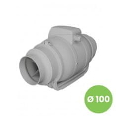 AKVAVENT Typhoon 100 2SP, osni cevni ventilator – 2 hitrosti, IP44
