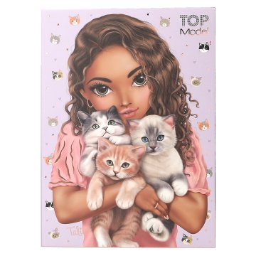 Top Model Dopisní sada se samolepkami Cat Love, Talita, Talita + 3 koťata