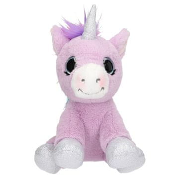 Plyšový jednorožec Ylvi, Lilac, Fialová s duhovou hřívou a ohonem