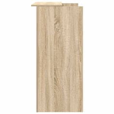 Vidaxl Sprejemna miza sonoma hrast 100x50x103,5 cm inženirski les