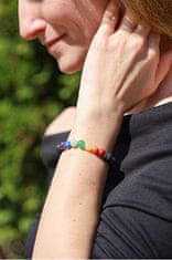 Zapestnica iz perlic iz mineralnih kamnov MINK89/17